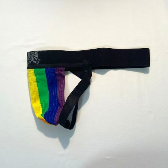 FORT TROFF Size "S" PRIDE MVP Athletic Supporter- Black/Gray/White - Jock - Picture 9 of 10